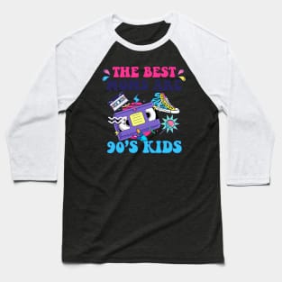 The Best Moms Are 90s Kids Aesthetic Mother's Day Mom Baseball T-Shirt